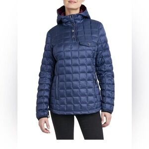 HFX WOMEN'S HOODED PULLOVER Size  L Navy‎ Blue / Magenta